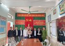 Lãnh đạo xã chúc mừng Ngày Nhà giáo Việt Nam